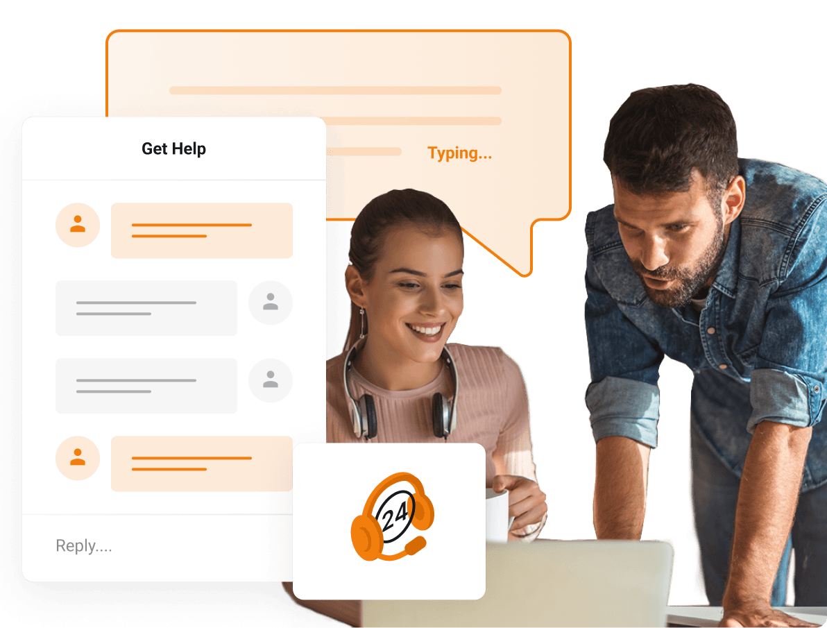 Unser technisches Team ist 24/7 für Sie da!